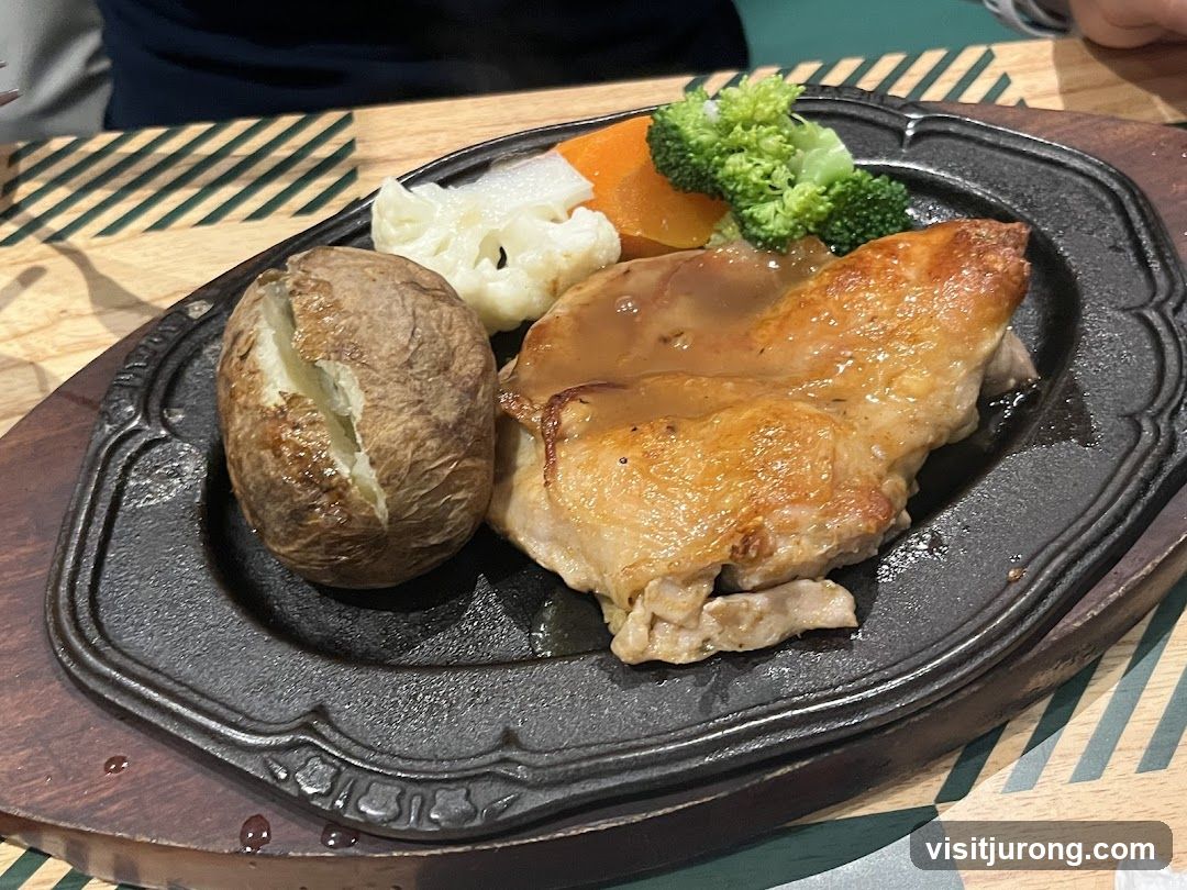 Sizzling Chicken Steak Dinner