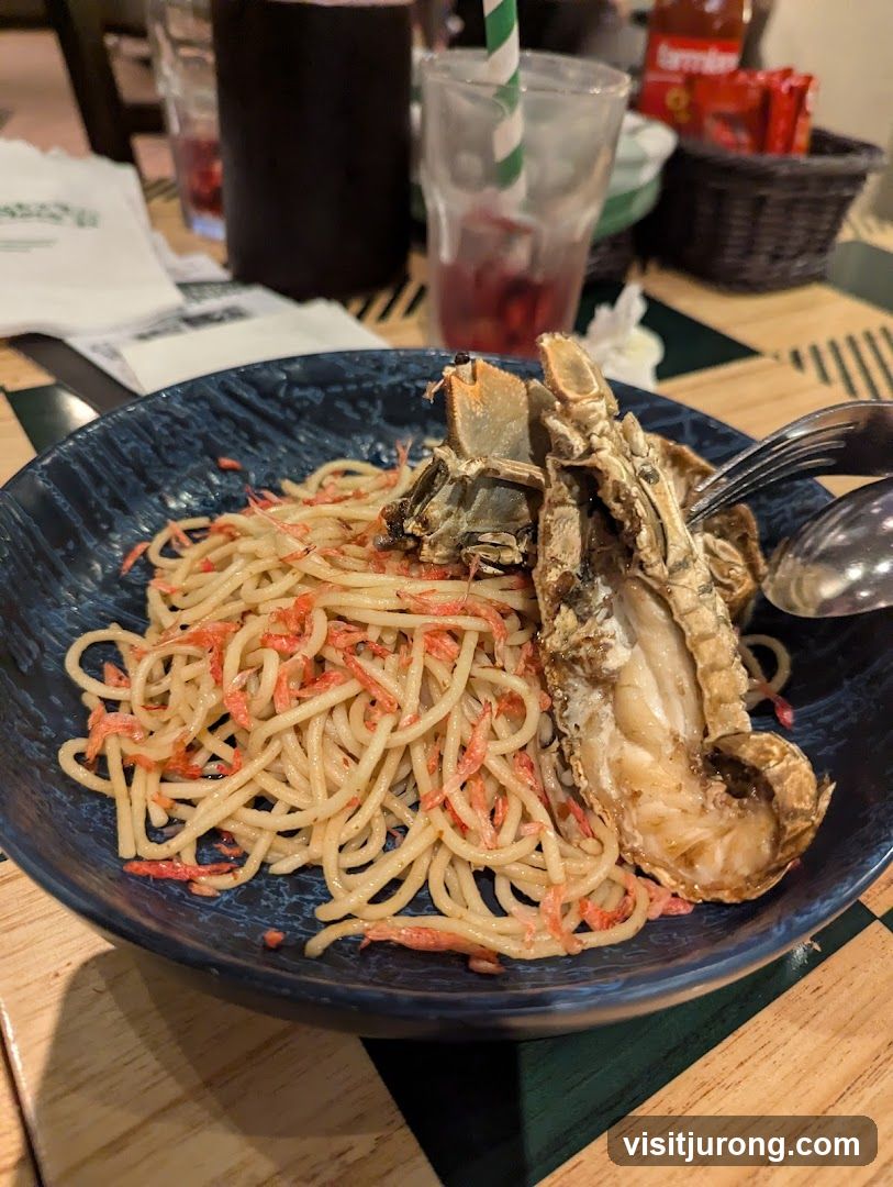 Spaghetti with Lobster and Shrimp