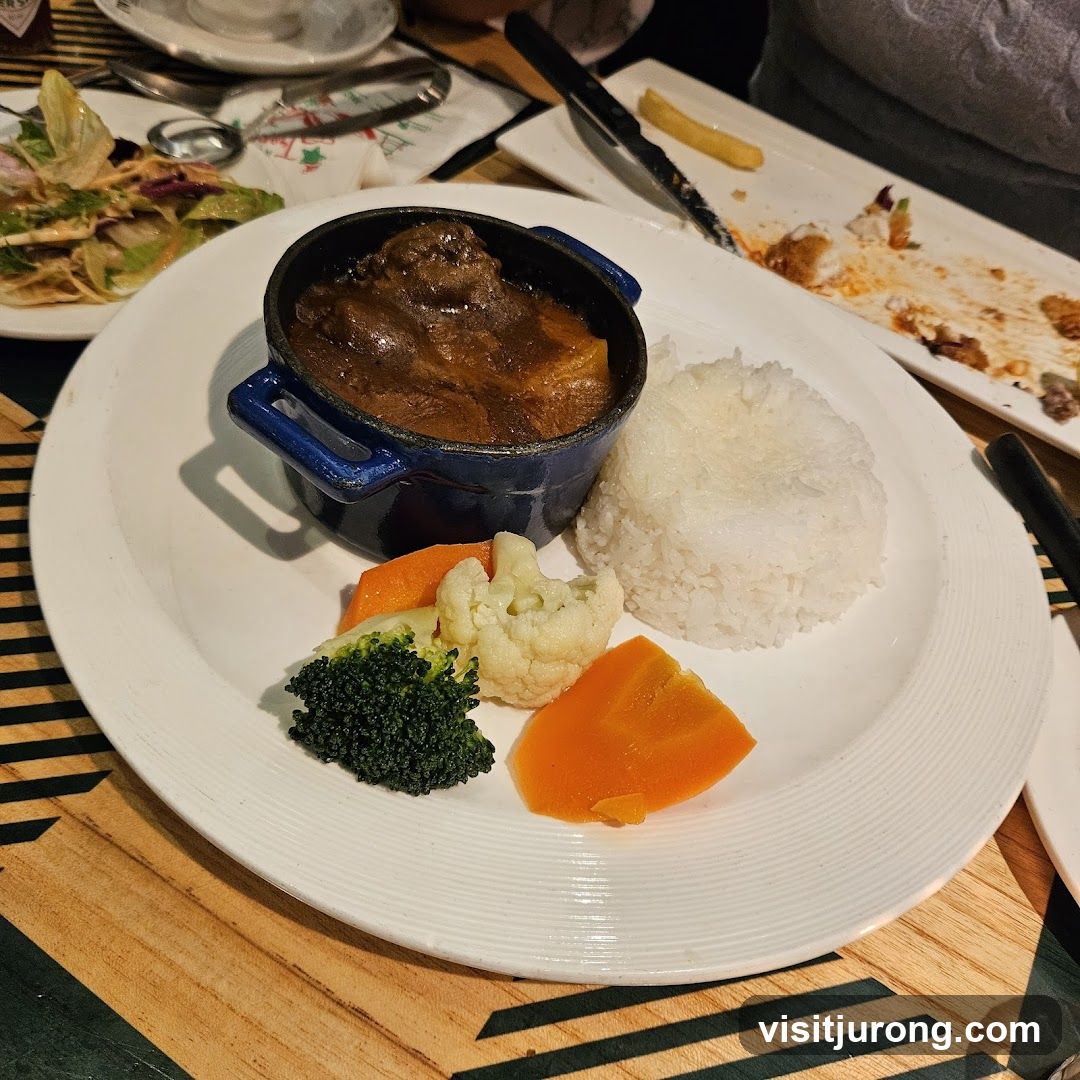 Beef Stew with Rice and Vegetables
