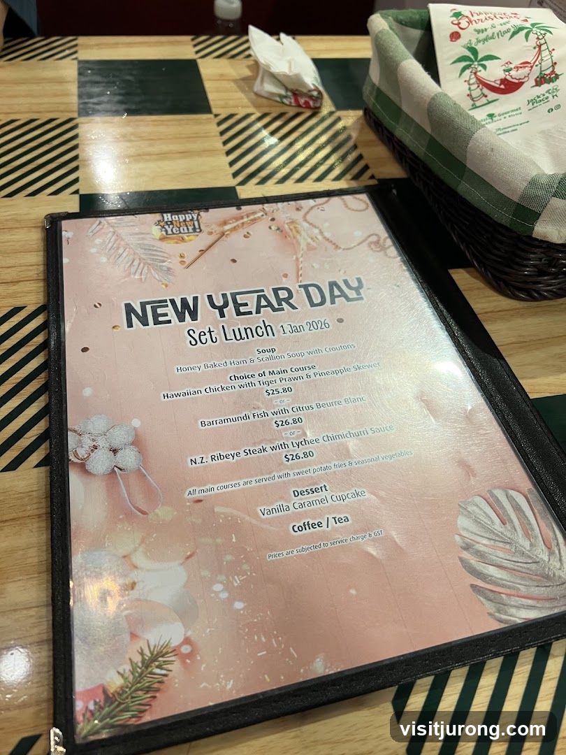 New Year Day Set Lunch