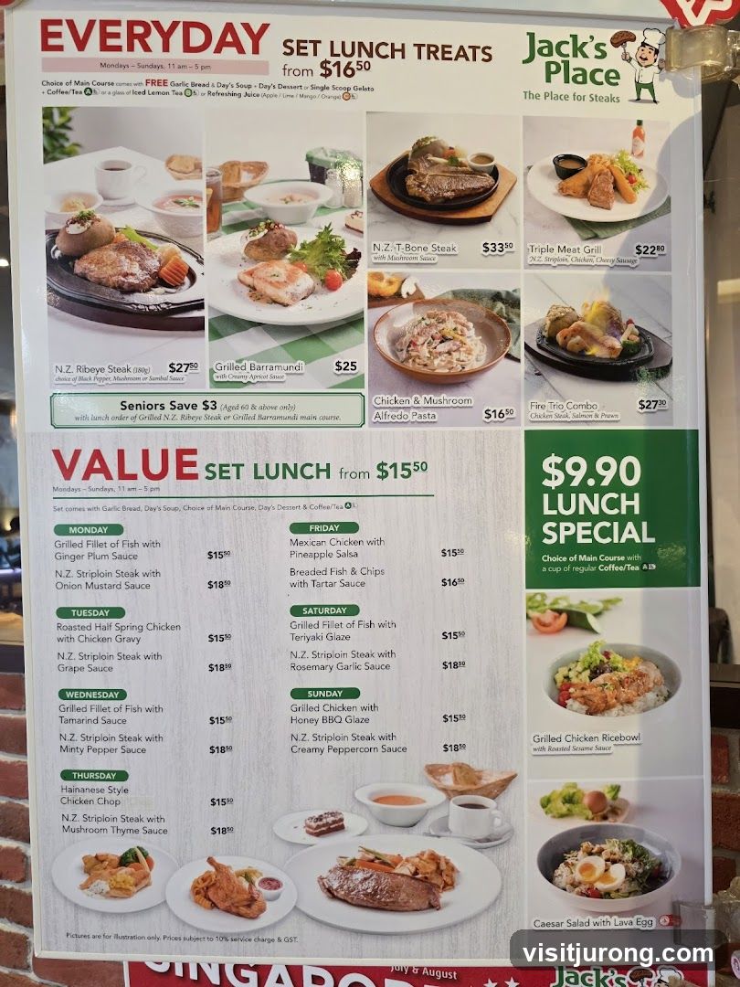 Jack's Place Set Lunch Treats
