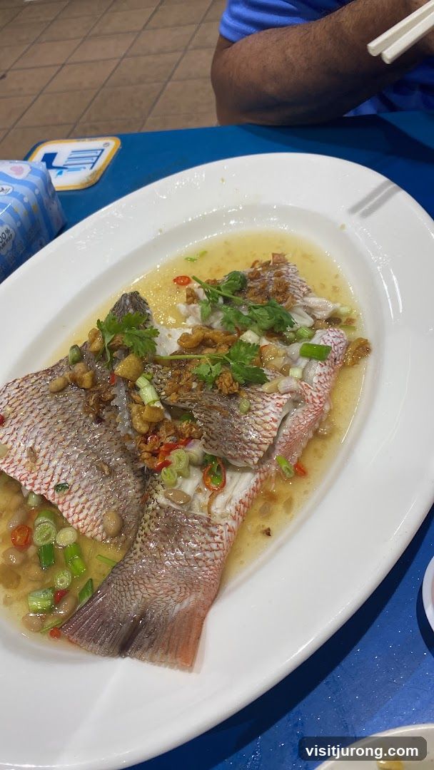 Steamed Fish with Garlic and Chili