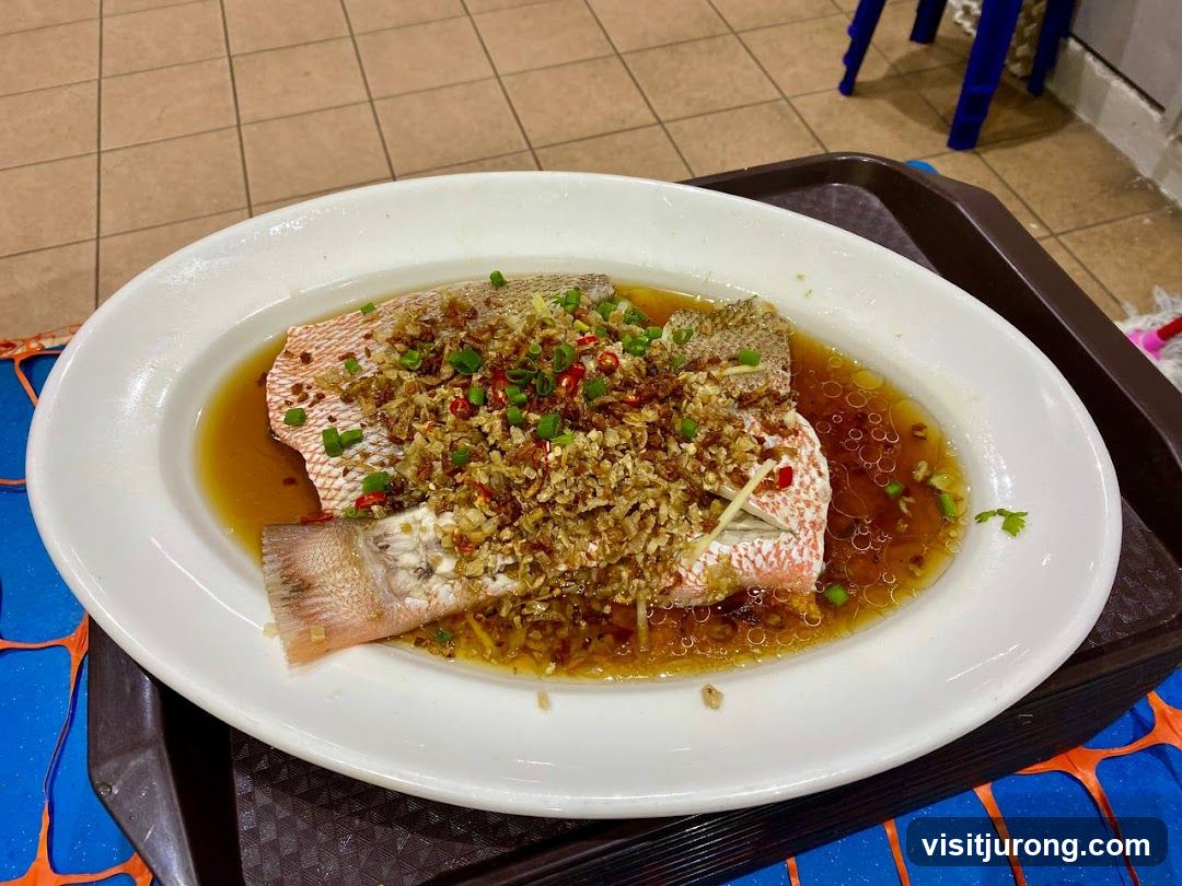 Steamed Fish with Toppings