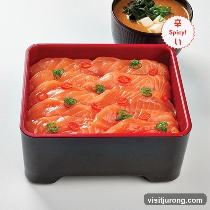 Spicy Salmon Donburi