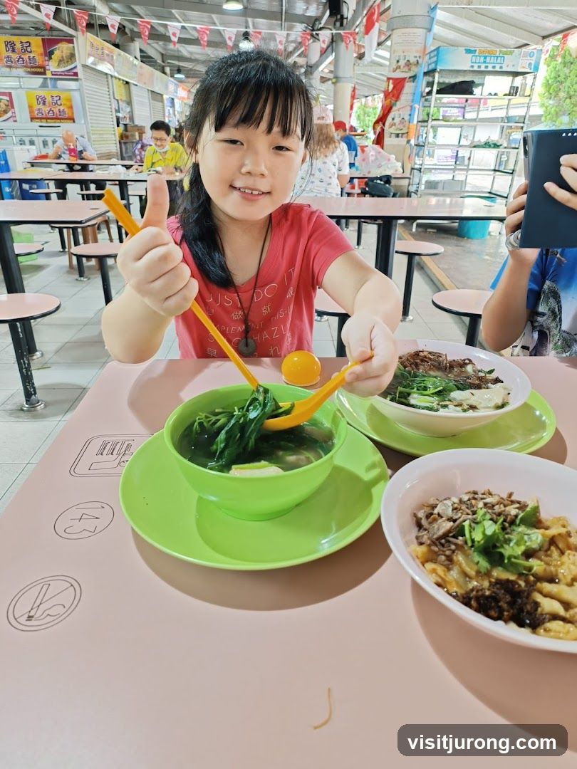 Girl Eating Noodles