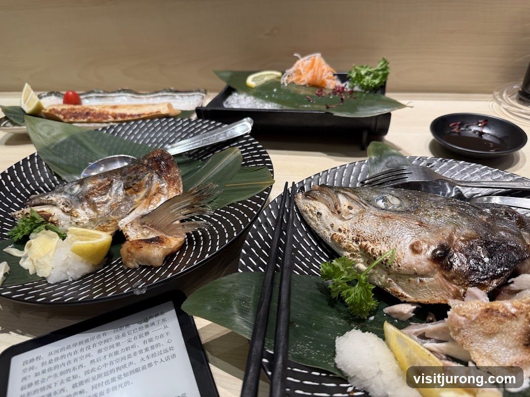 Grilled Fish Heads