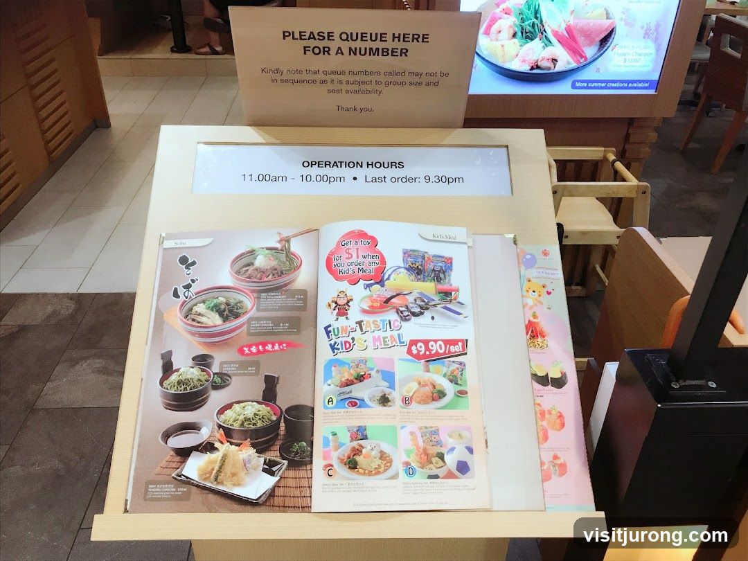 Restaurant Menu and Operation Hours