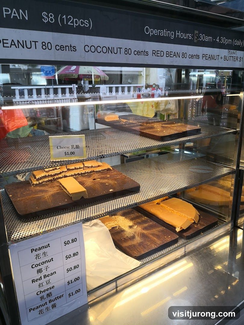 Food display with prices
