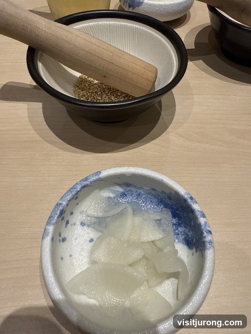 Sesame Seeds and Pickled Radish