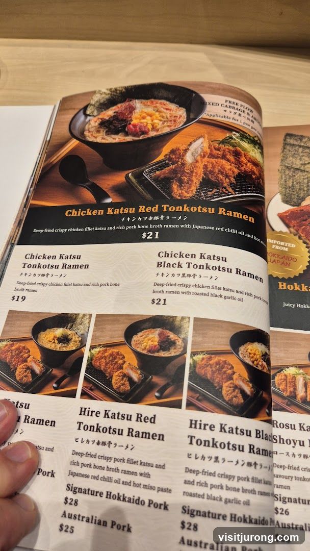 Ramen Menu