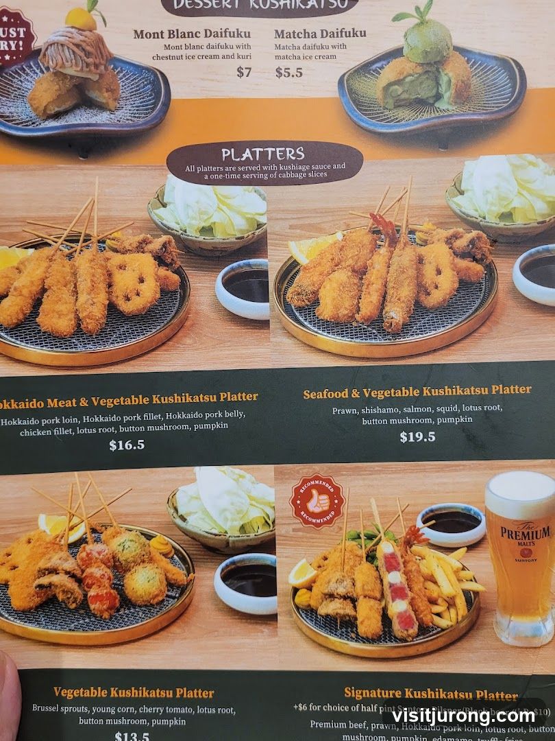 Dessert Kushikatsu & Platters