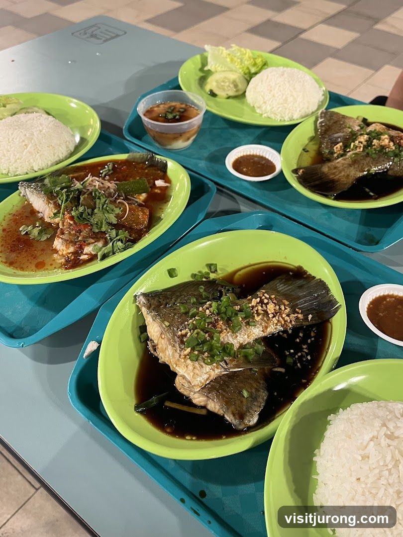 Steamed Fish with Rice