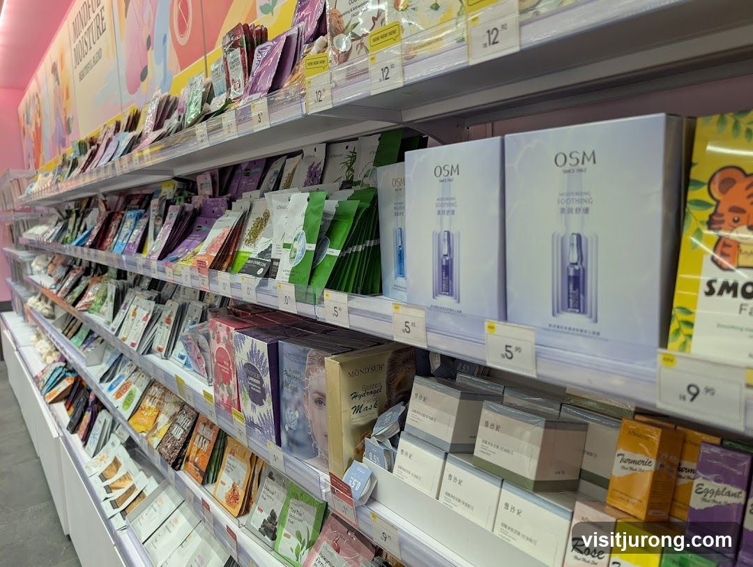 Skincare Products on Shelves