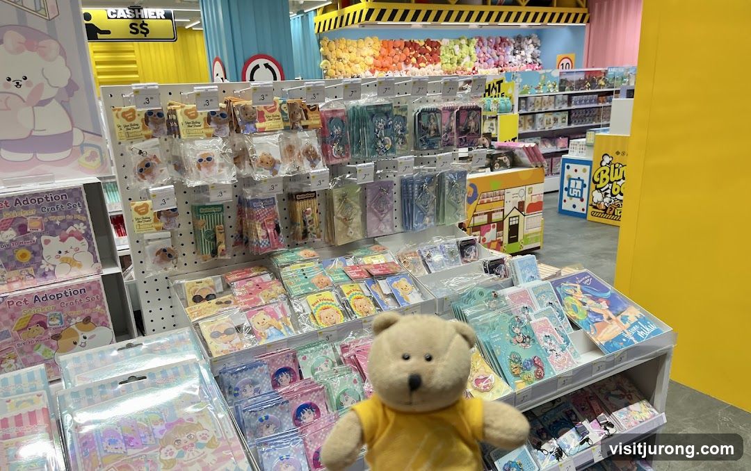 Store Display with Plush Toy