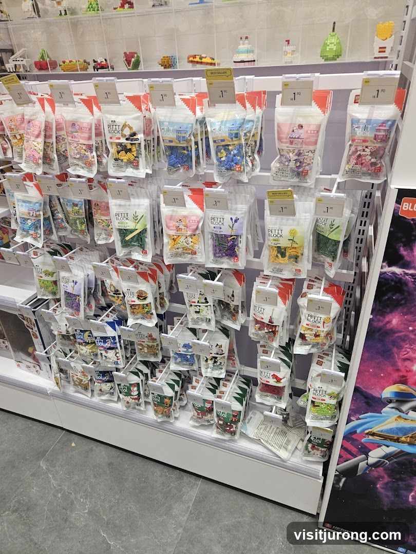 Display of Petit Block Toys