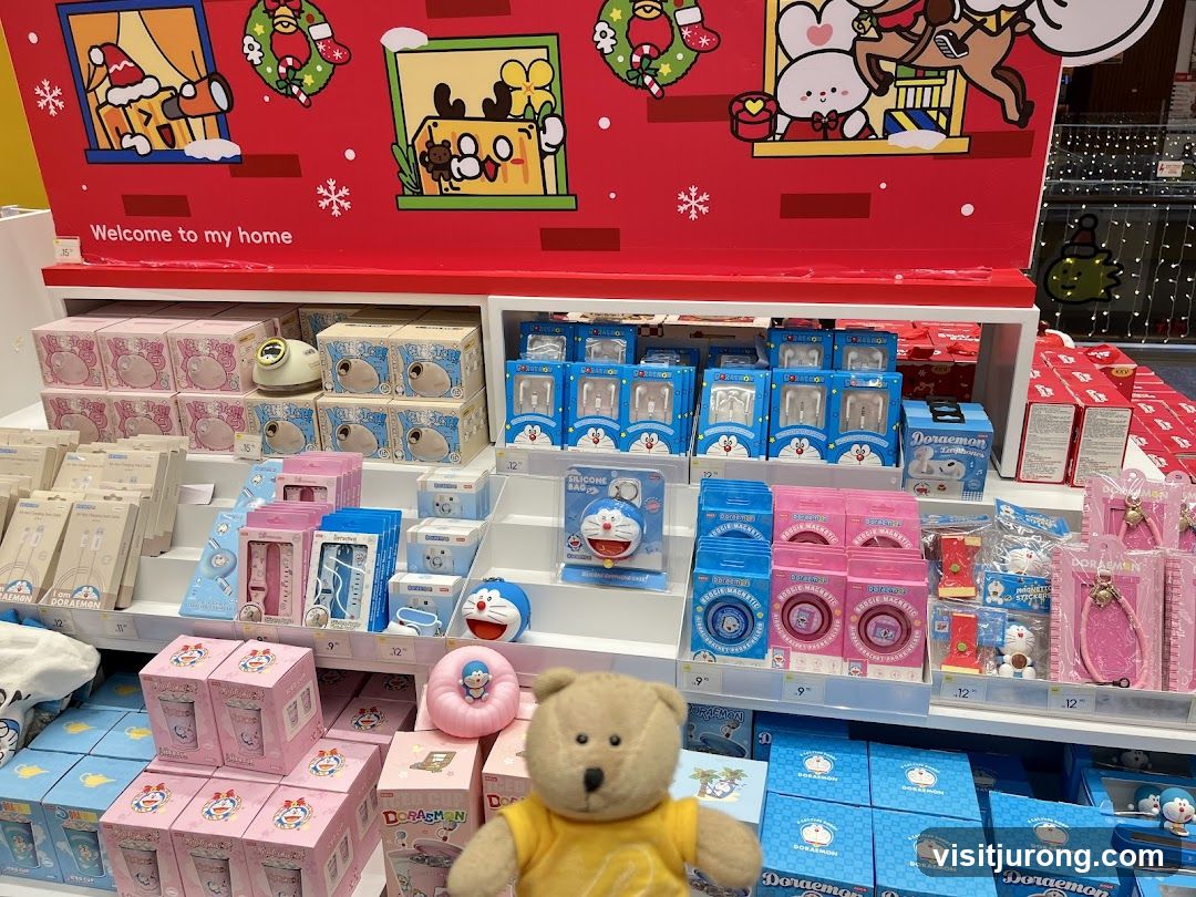 Doraemon merchandise display