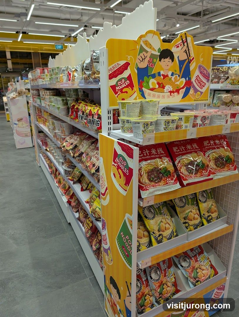 Instant Noodles Display