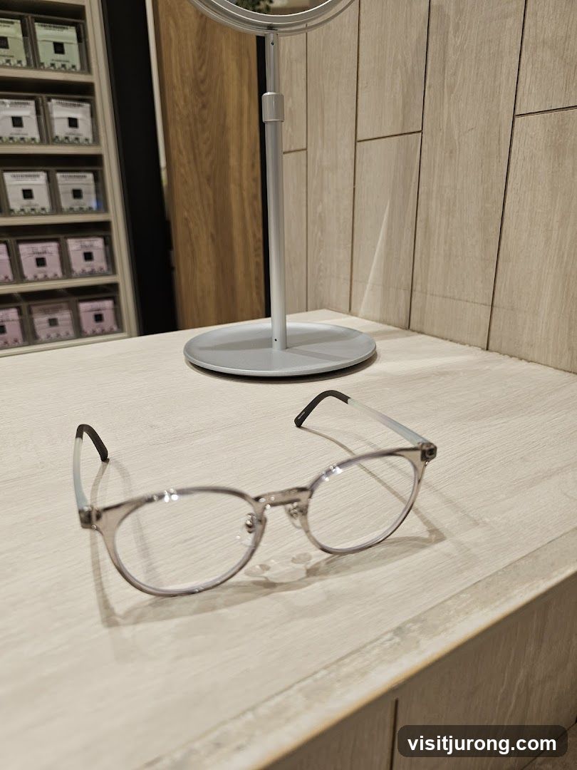 Eyeglasses on a Counter