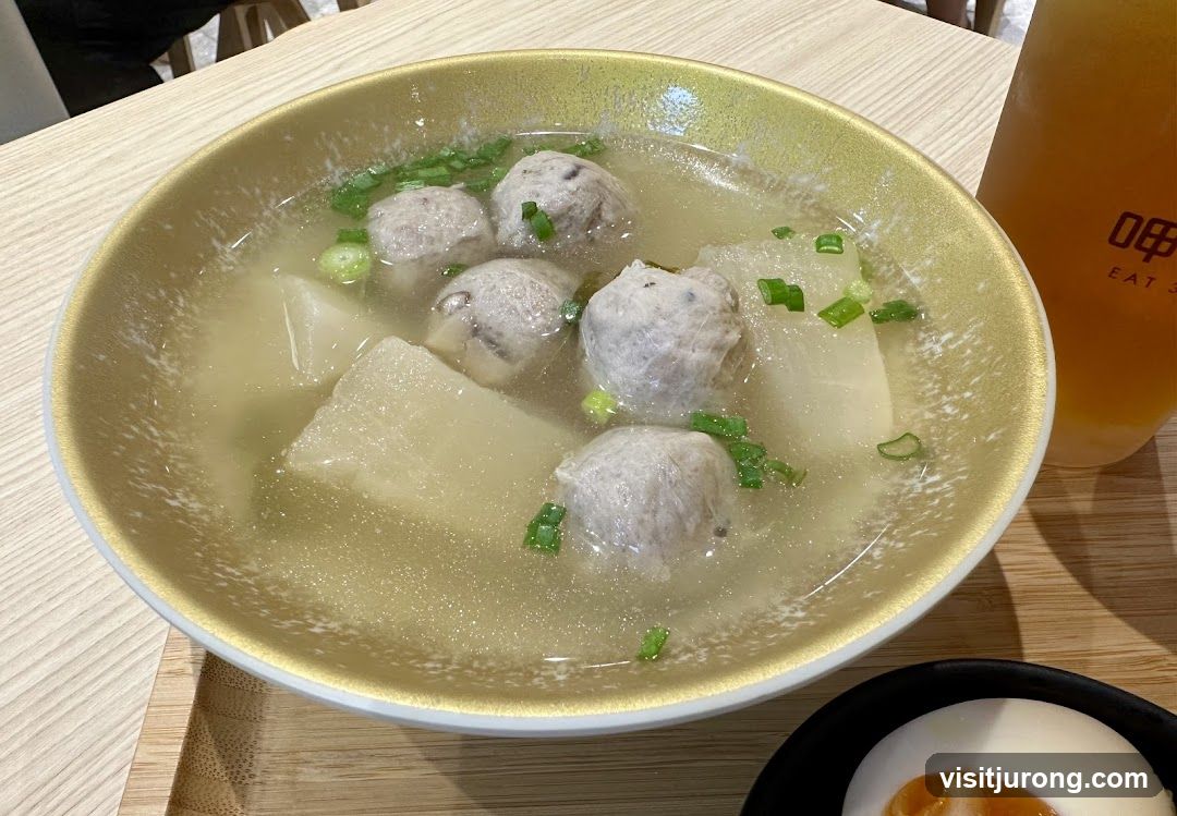 Fish Ball Soup with Winter Melon