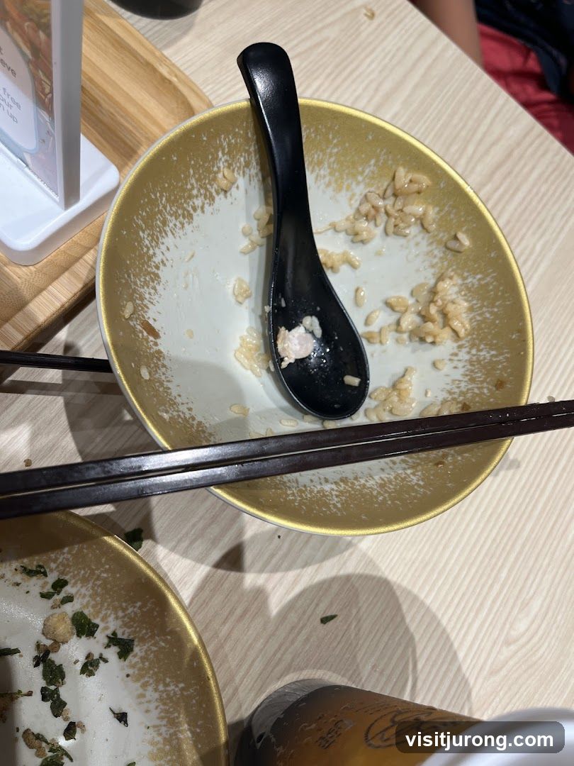 Leftover Food on Table