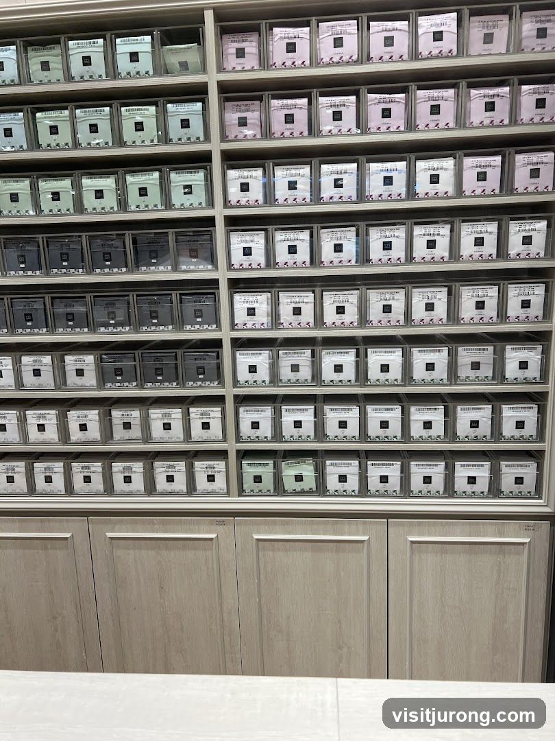Display of Perfume Bottles