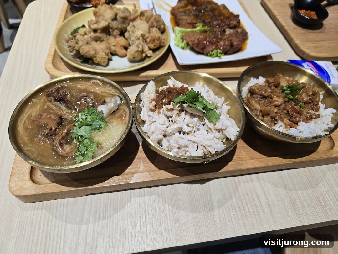 Three Bowls of Food