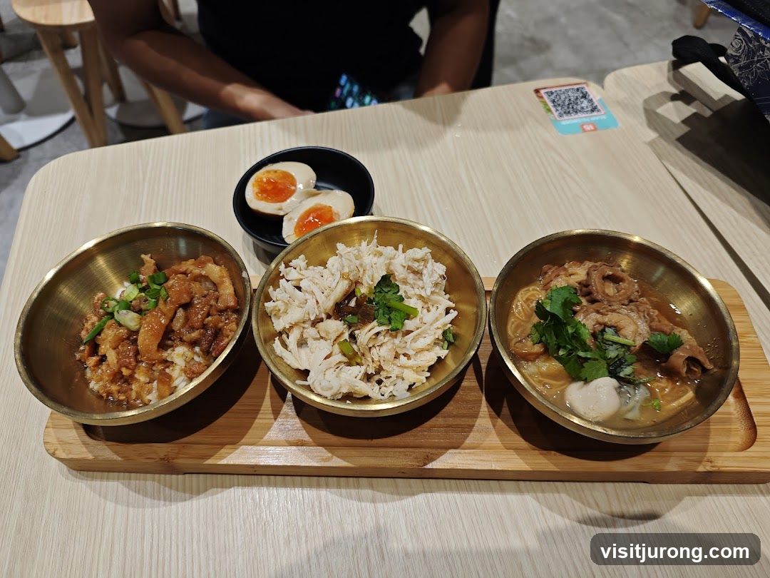 Three Bowls of Food