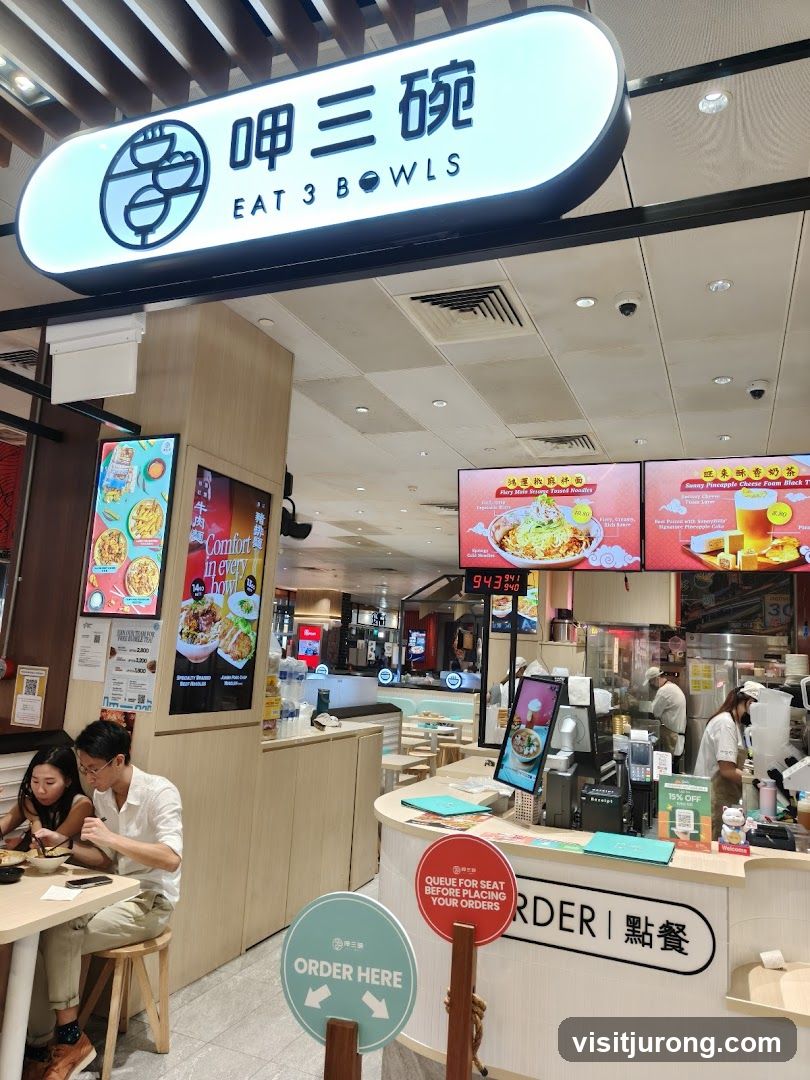 Eat 3 Bowls Food Stall