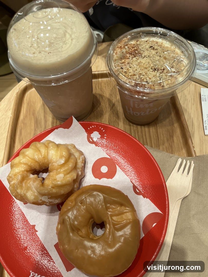 Tim Hortons Drinks and Donuts