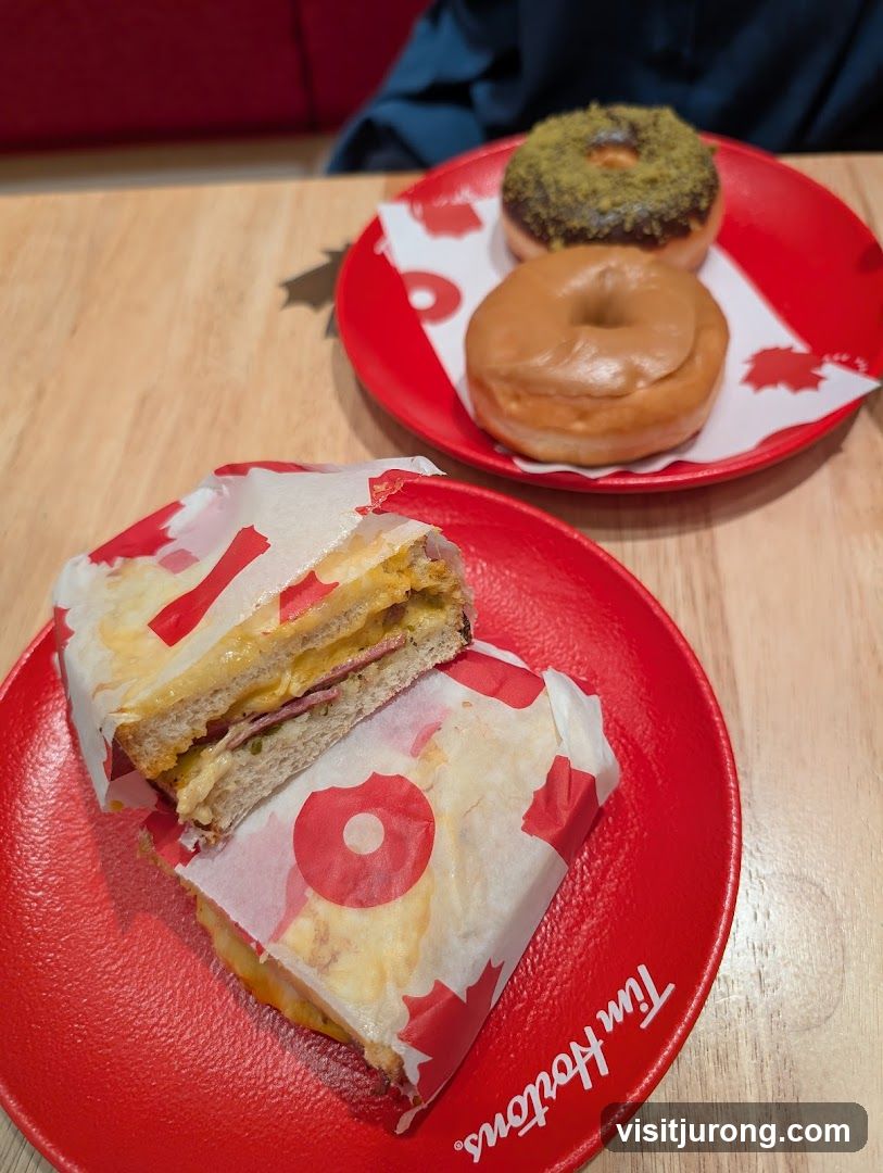 Sandwich and Donuts