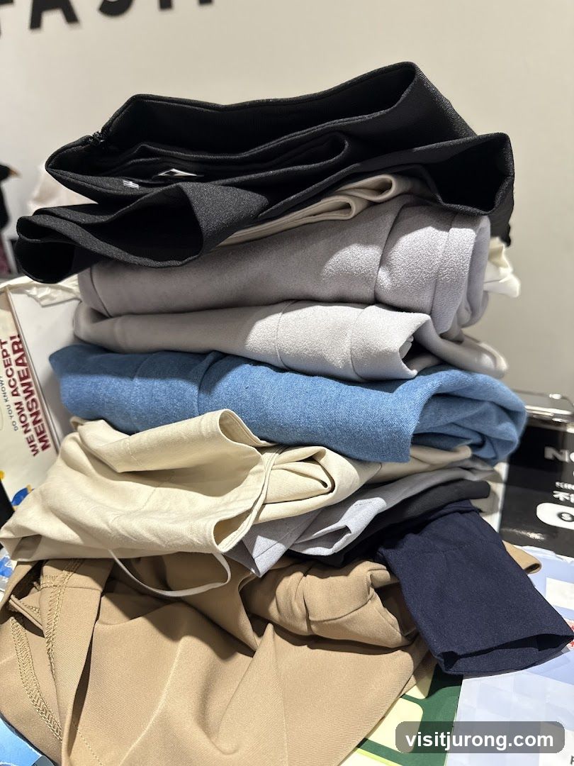 Stack of Folded Clothes