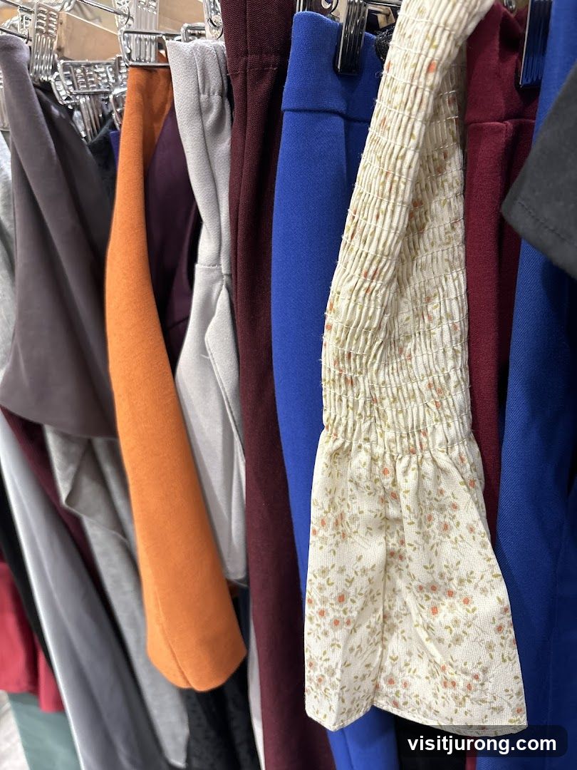 Clothing on Hangers