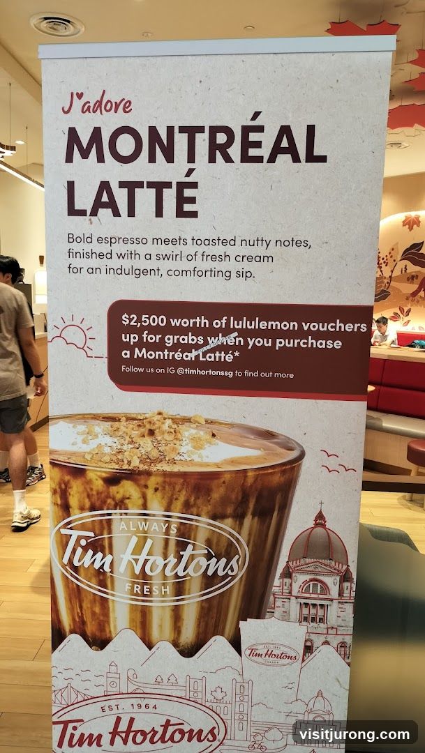 Tim Hortons Montreal Latte Promotion