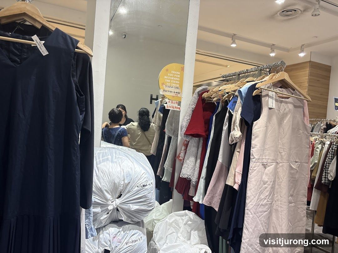 Clothing store interior