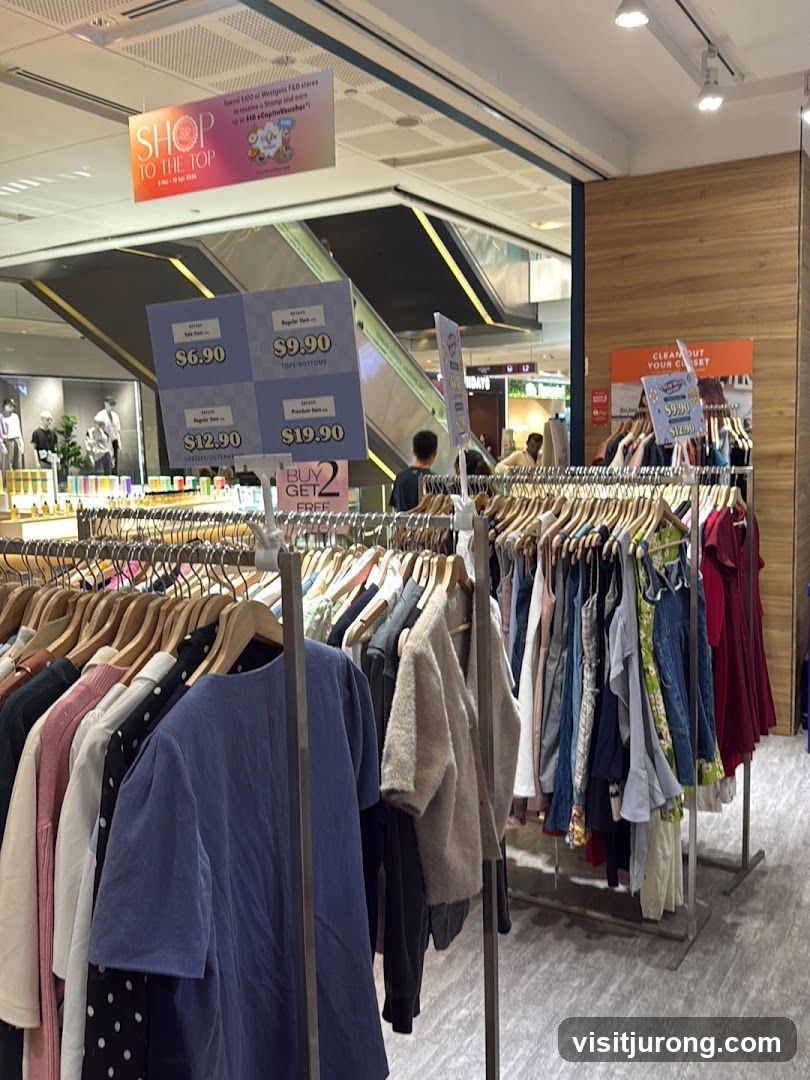 Clothing Sale Display