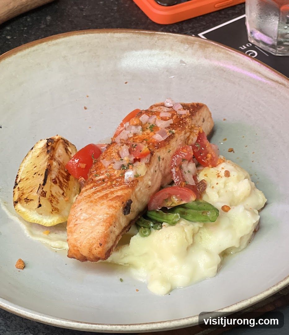 Salmon with Mashed Potatoes