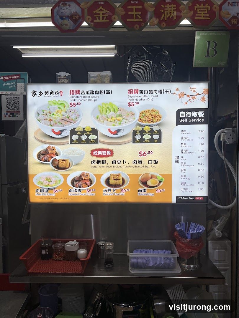 Signature Bitter Gourd Pork Noodles