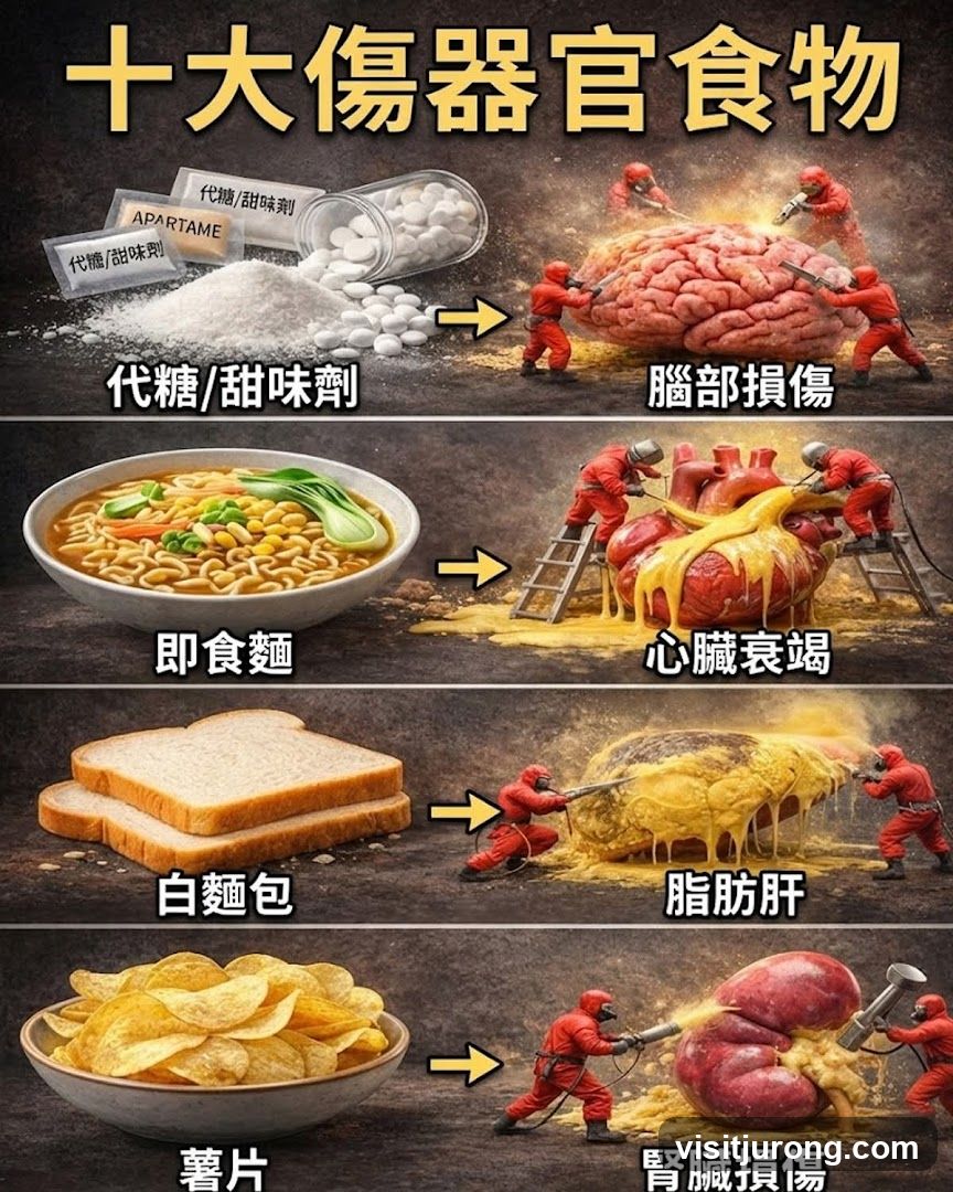 Top 10 Organ-Damaging Foods