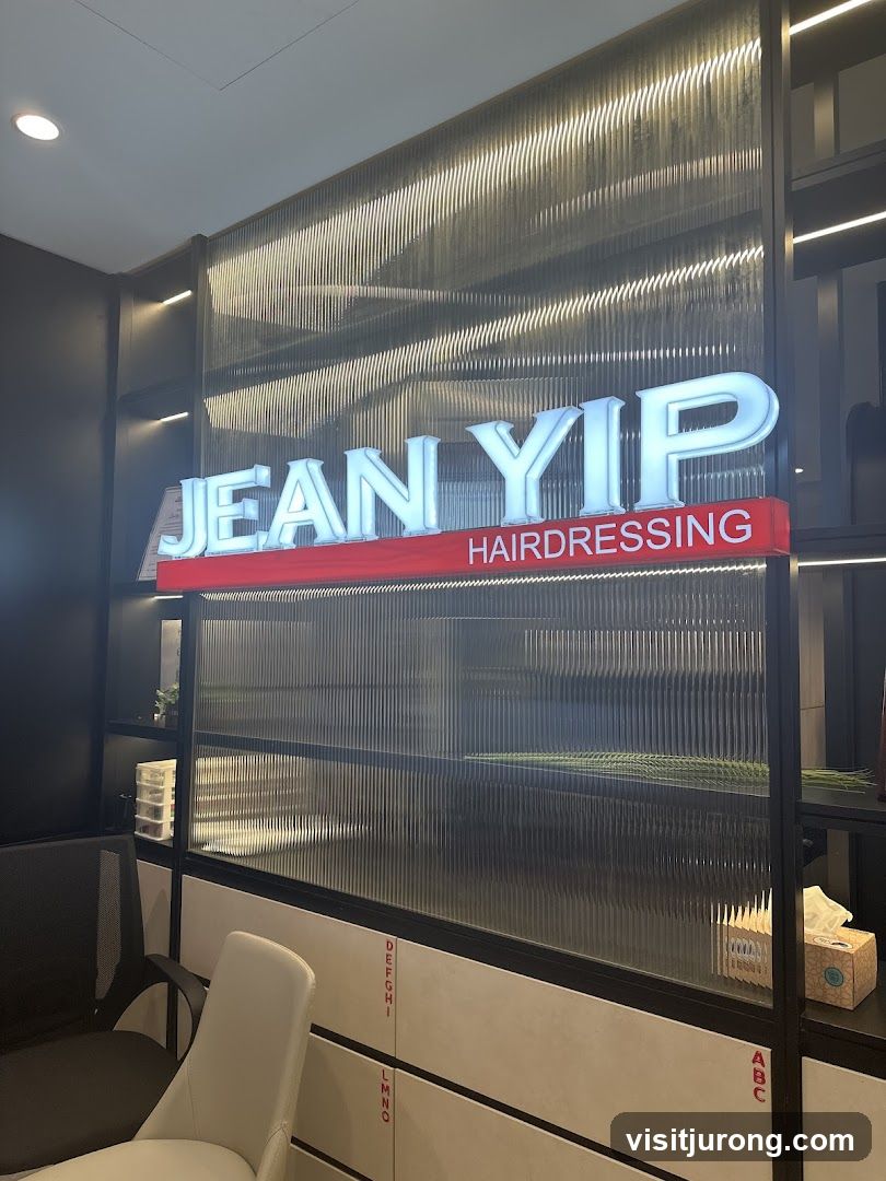 Jean Yip Hairdressing Signage