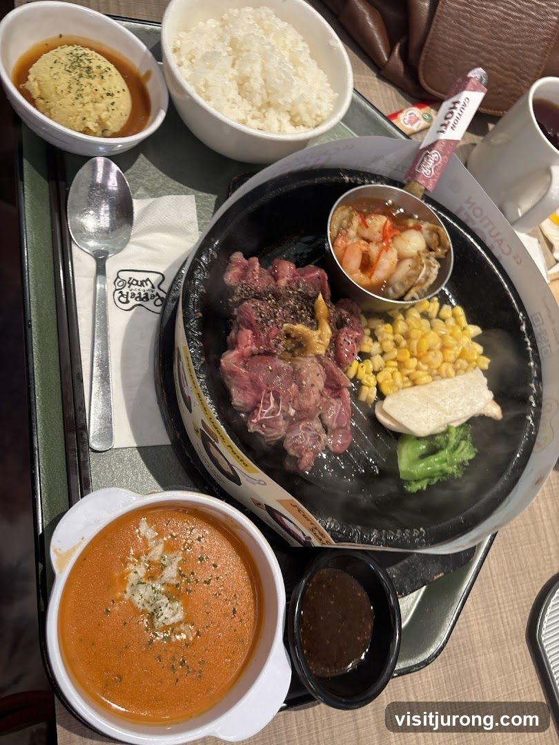 Sizzling Steak Meal