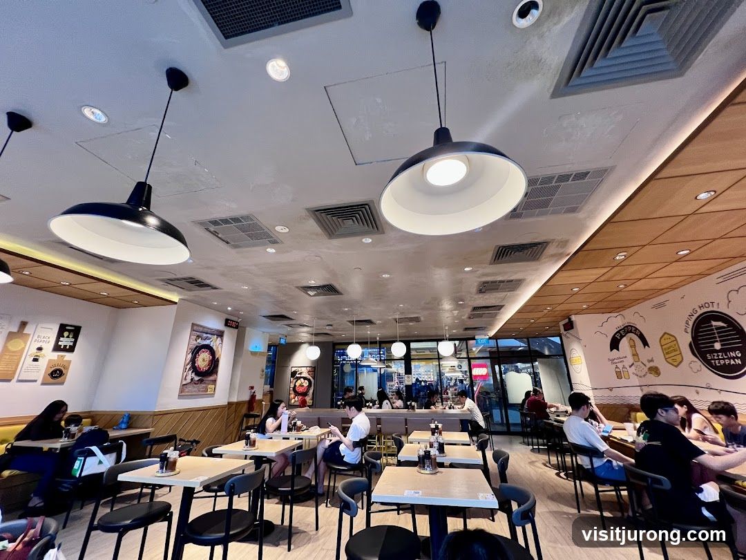 Restaurant Interior with Diners