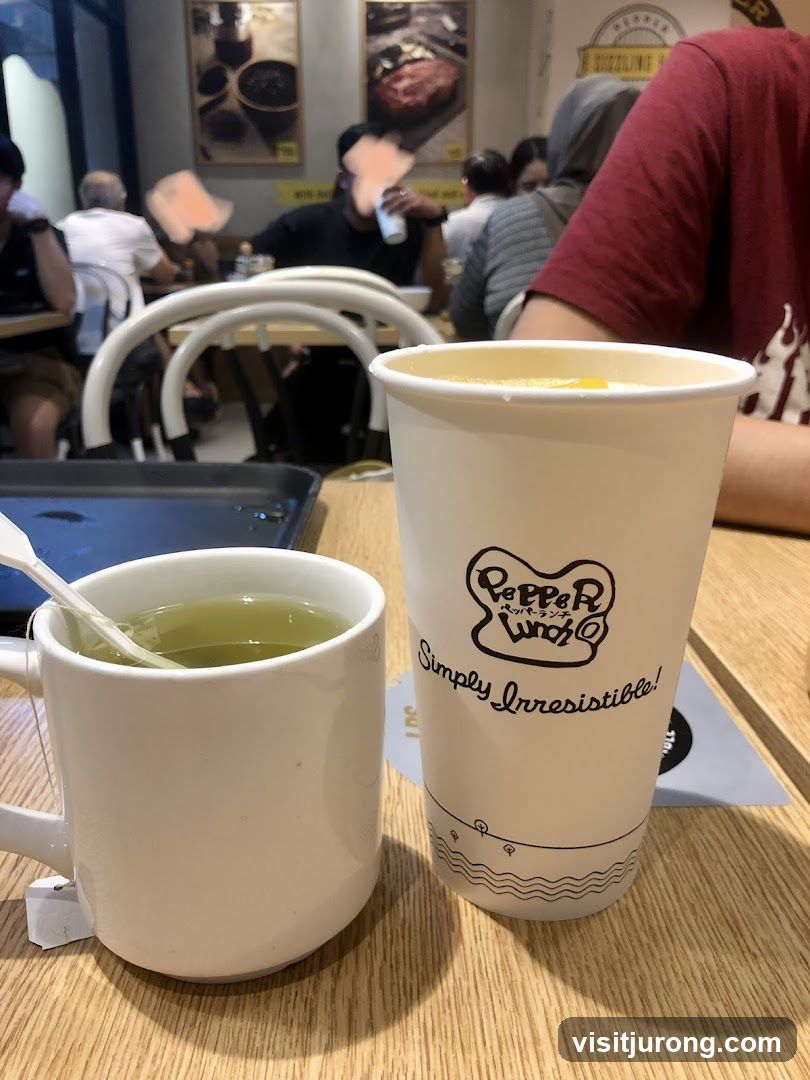 Drinks on a table