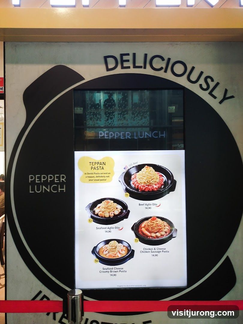 Pepper Lunch Menu