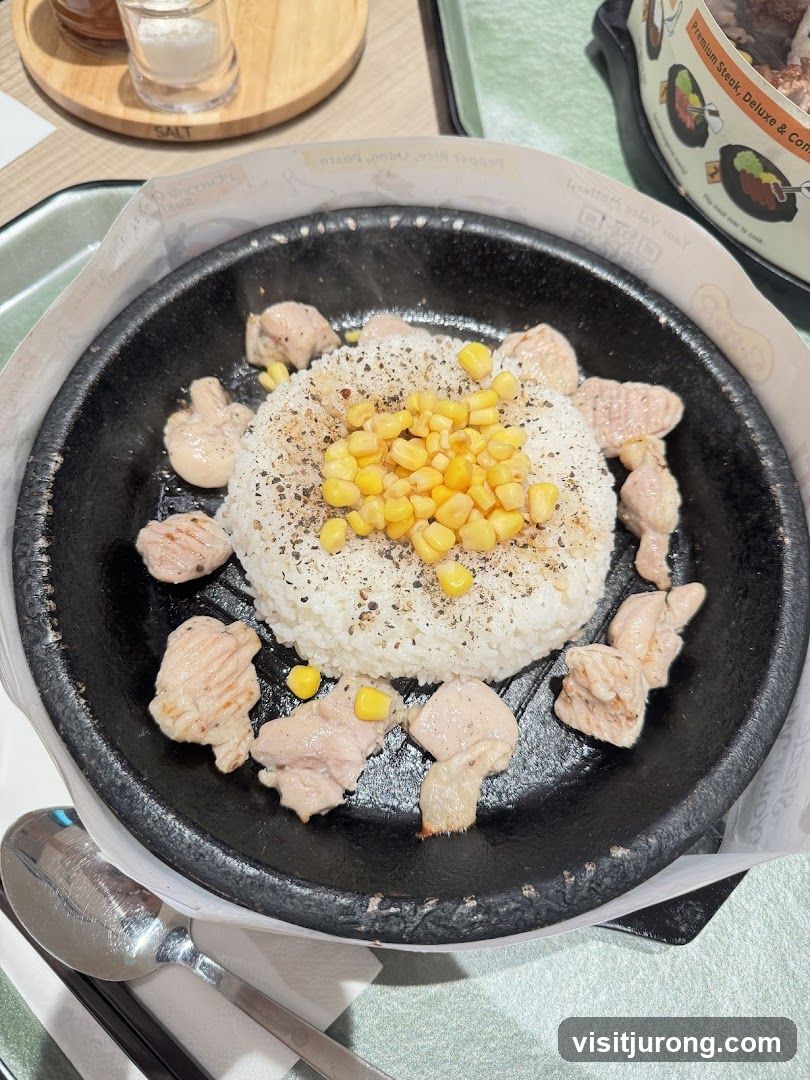 Sizzling Chicken and Rice