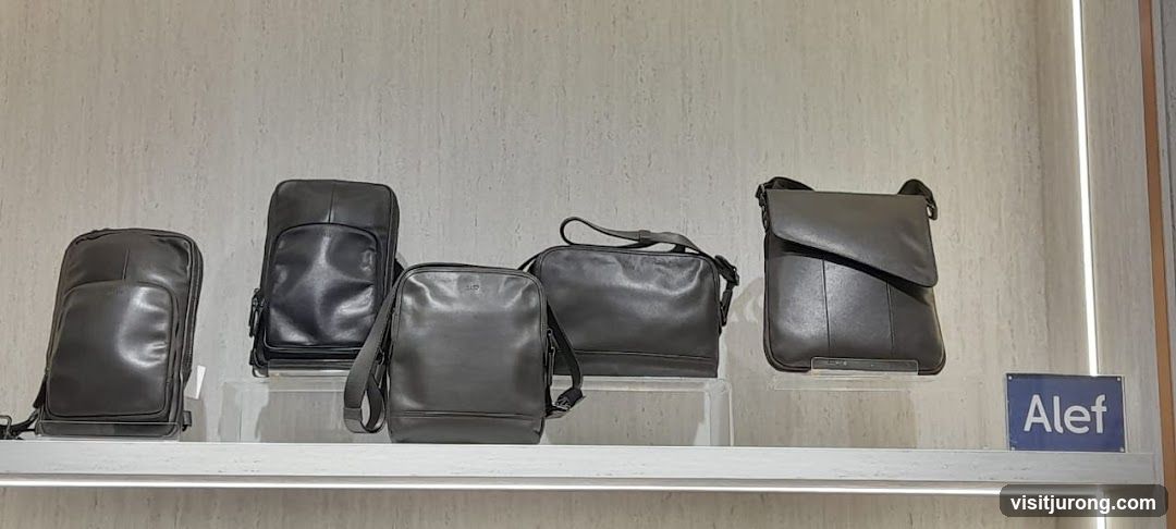 Leather Bags Display