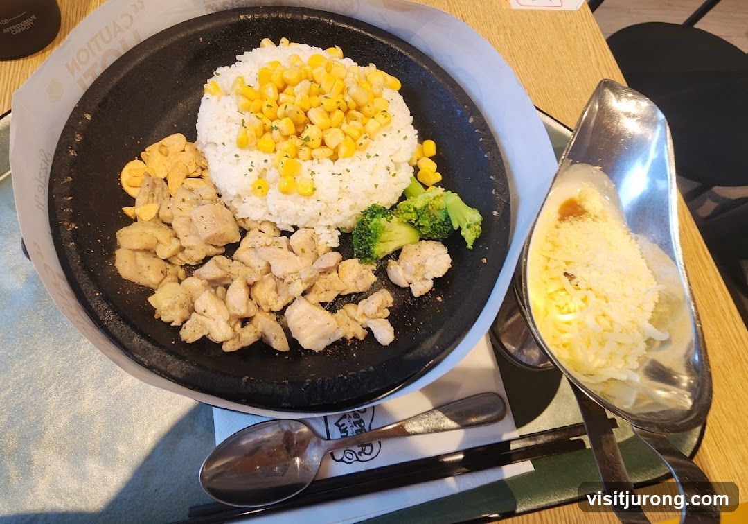 Chicken and Rice Sizzling Plate
