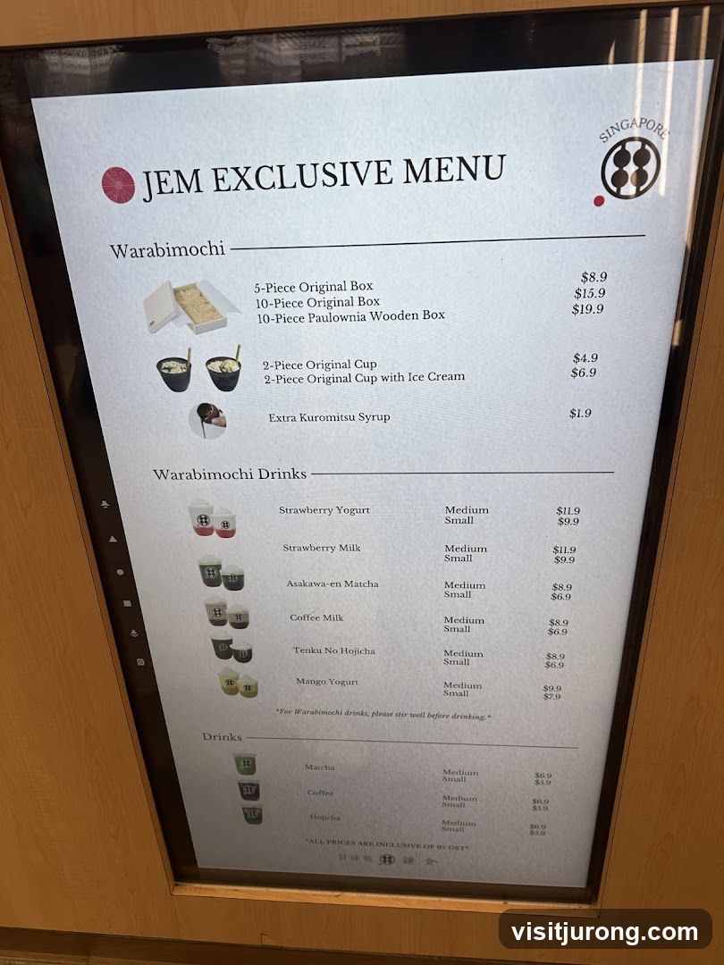 JEM EXCLUSIVE MENU