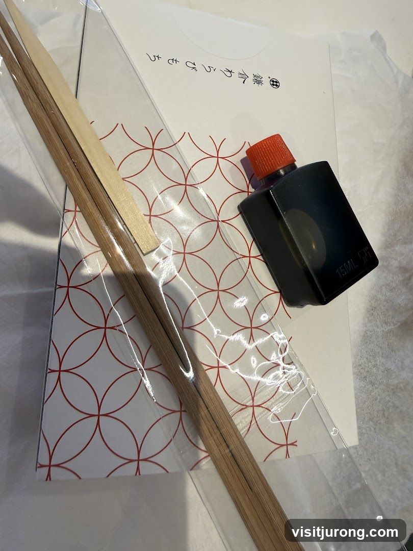 Chopsticks and Soy Sauce Packet