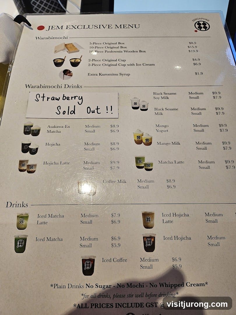 JEM EXCLUSIVE MENU