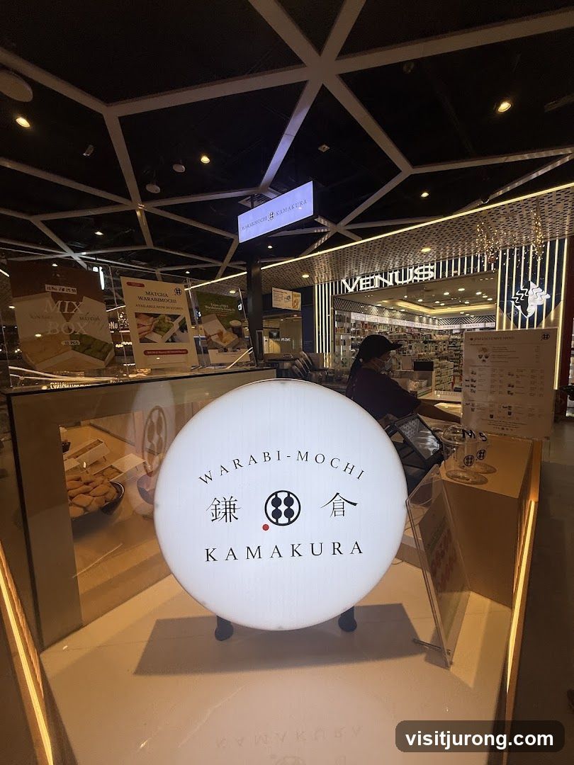 Warabi-Mochi Kamakura Display